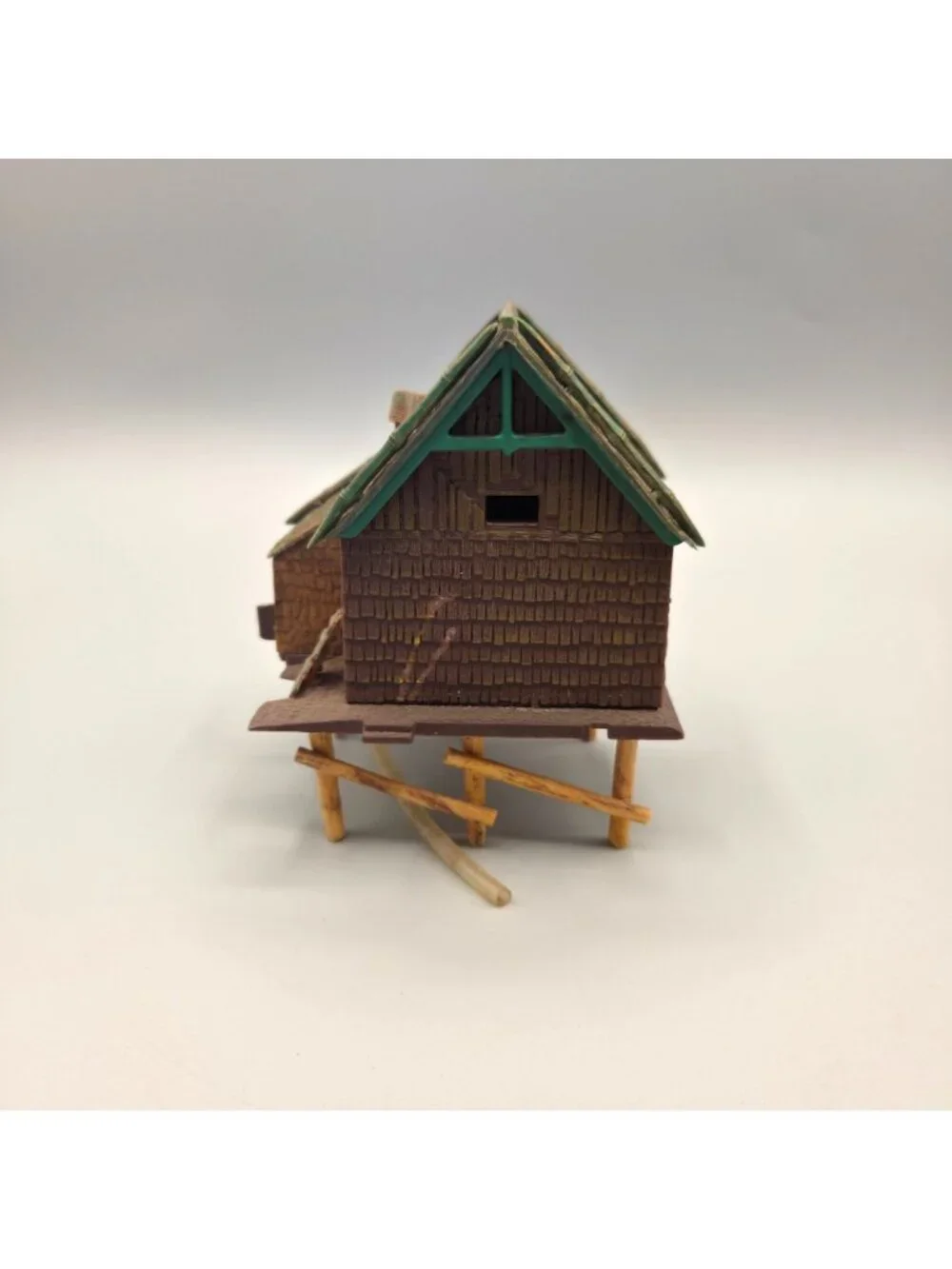 Vintage Penn-Plax Aquarium Fish Tank Decor Bubbler Water Wheel Rice Mill
